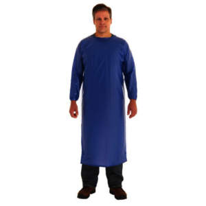 Ansell X-Large Blue 8 mil Vinyl Chemical Protection Apron With Heat Sealed Seams