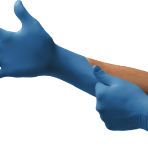 ANSELL BLUE TOUCHNTUFF 5 MIL NITRILE DISPOSABLE GLOVES