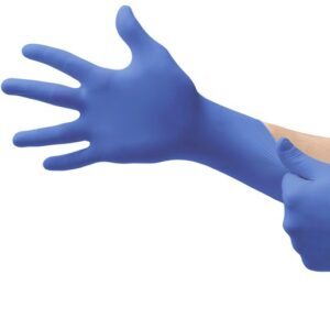 Ansell Large Cobalt Microflex Cobalt X N22 4.7 mil Nitrile Disposable Gloves