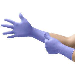 ANSELL BLUE MICROFLEX SUPRENO EC 5.9 MIL NITRILE DISPOSABLE GLOVES