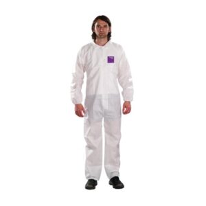 Ansell Alphatec 681500 Model 100 Breathable With Serged Seams. Collar Cvrl S