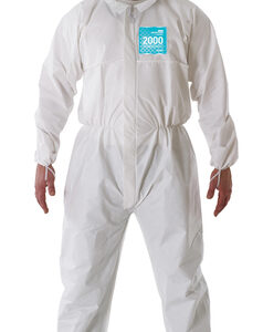 Ansell Alphatec 682000 Model 103 Liquid And Particulate Protection With Bound Seams. Collar Cvrl S