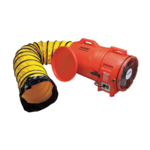 Allegro 27" X 16" X 17" 1842 cfm 1 hp 110220 VAC 5060 Hz Motor Polyethylene Com-Pax-Ial Blower With Canister And 12" X 25' Flexible Duct