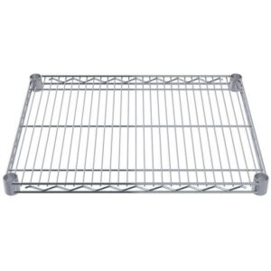 Akro-Mils QS - Horizontal Wire Shelf, 18" x 24", Chrome, 1/Each