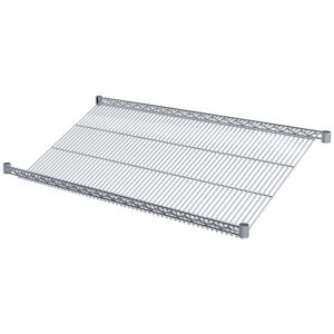 Akro-Mils QS - Horizontal Wire Shelf, 24" x 48", Chrome, 1/Each