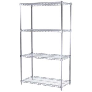 Akro-Mils Wire Shelf Starter Unit, 63" Shelf Post, 18" x 36" Wire Shelf, 1/Each