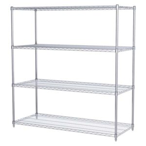 Akro-Mils Wire Shelf Starter Unit, 63" Shelf Post, 24" x 60" Wire Shelf, 1/Each
