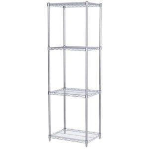 Akro-Mils Wire Shelf Starter Unit, 74" Shelf Post, 18" x 24" Wire Shelf, 1/Each