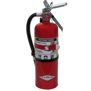 Amerex 5 lb ABC Fire Extinguisher w/ Aluminum Valve & Vehicle Bracket