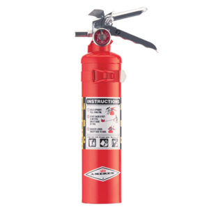Amerex 2.5 lb ABC Fire Extinguisher w/ Aluminum Valve & Vehicle Bracket