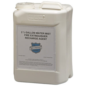 Buckeye Water Mist Recharge Agent, 2.5 gal, 13"H x 9 1/4"W x 7 1/2"D, 1/Each