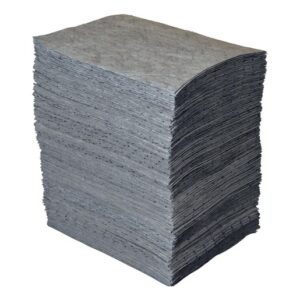 Brady 15" X 19" SPC Gray Polypropylene Light Weight Sorbent Pad