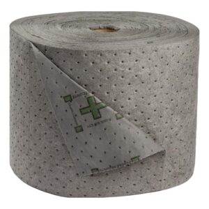 Brady 15" X 300' High Traffic Gray Polypropylene Medium Weight Sorbent Roll