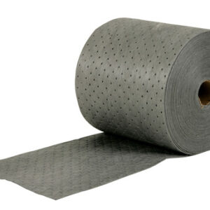 Brady 15" X 150' MRO Plus Gray Polypropylene Heavy Weight Sorbent Roll