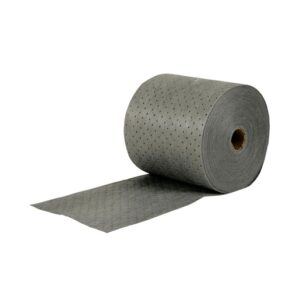 Brady 15" X 150' MRO Plus Gray Polypropylene Heavy Weight Sorbent Roll