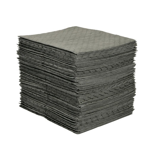 Brady 15" X 19" MRO Plus Gray Polypropylene Medium Weight Sorbent Pad