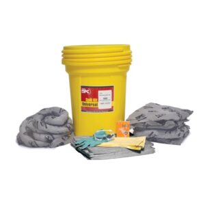 Brady 30 gal Drum Allwik Yellow Polypropylene Spill Kit