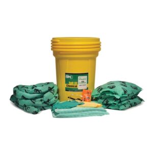 Brady 30 gal Drum HazWik Yellow Polypropylene Spill Kit