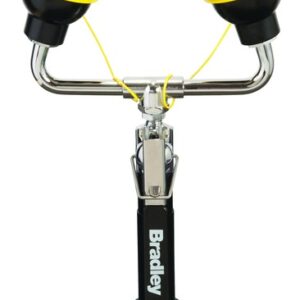 Bradley Dual Head Deck Mounted Drench Hose Dual Sprayhead