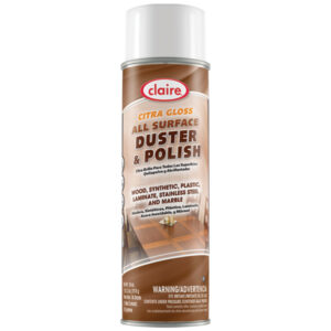 Claire Citra Gloss All Surface Duster & Polish, 18 oz Aerosol, 12/Case