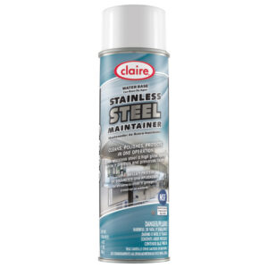 Claire Water-Base Stainless Steel Maintainer, 16 oz Aerosol, 12/Case