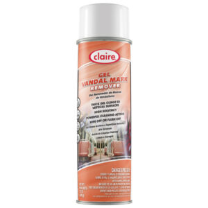 Claire Gel Vandal Mark Remover, 15 oz Aerosol, 12/Case