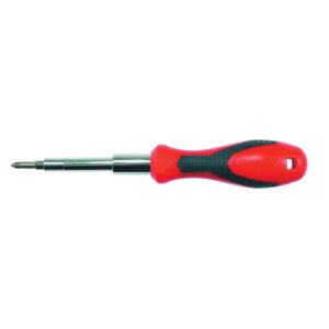 Crescent 7-in-1 Interchangeable Bit Dual Material Screwdriver, 1/Each