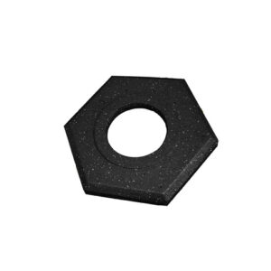 Cortina Safety Products 15" X 14" X 3" Black Rubber Tire Ring Traffic Barrel Base