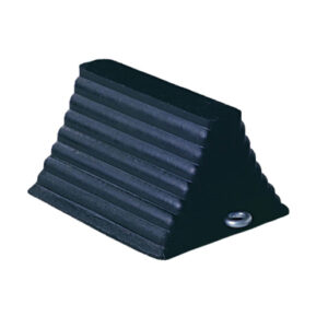 Cortina Safety Products 10" X 8" X 6" Black Rubber Wheel Chock