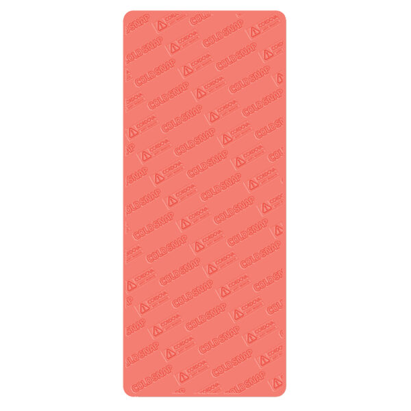 COLDSNAP COOLING TOWEL, ORANGE SUPER ABSORBENT & EVAPORATIVE PVA MATERIAL, 33.5 x 13 INCHES, ONE PER POLYPROPYLENE TUBE