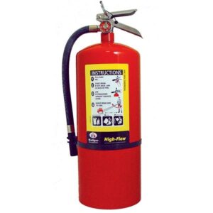Badger Extra High-Flow 20 lb ABC Fire Extinguisher w/ Wall Hook