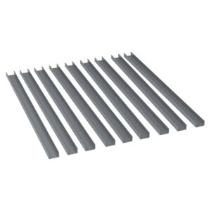 Akro-Mils 9-Rail System (For Small ProCart), Gray, 1/Each