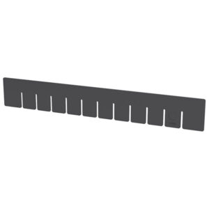 Akro-Mils Akro-Grid Divider, Short (For 33223), Black, 6/Pkg