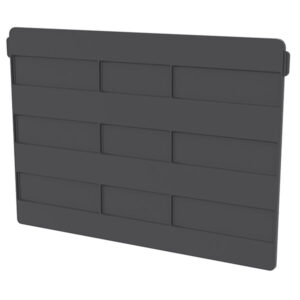 Akro-Mils AkroBin Width Dividers (For 30270), Black, 6/Pkg