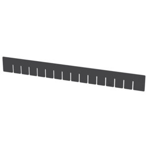 Akro-Mils Akro-Grid Divider, Long (For 33223), Black, 6/Pkg