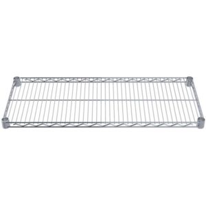 Akro-Mils Horizontal Wire Shelf, 14" x 36", Chrome, 1/Each