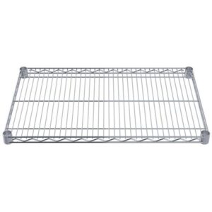 Akro-Mils Horizontal Wire Shelf, 18" x 30", Chrome, 1/Each