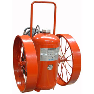 Buckeye 300 lb ABC Cartridge Operated Wheeled Fire Extinguisher w/ Steel Wheels, 58"H x 36"W x 48"D, 30A:320B:C, 1/Each