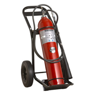 Buckeye 50 lb CO2 Wheeled Fire Extinguisher, 60"H x 31"W x 21"D, 1/Each