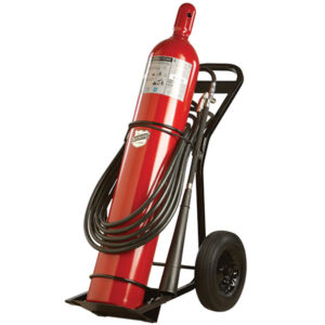 Buckeye 100 lb CO2 Wheeled Fire Extinguisher, 65"H x 30"W x 21"D, 1/Each