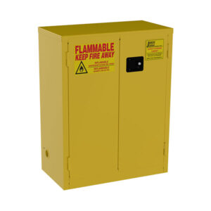 Jamco Safety Cabinet, Standard, 28 gal, Manual Doors, 44"H x 34"W x 18"D, Yellow, 1/Each