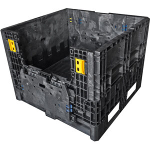Buckhorn Industry Standard Box, 32"L x 30"W x 25"H, 1800 lb Capacity, Black, 1/Each