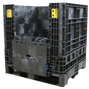 Buckhorn Industry Standard Box, 32"L x 30"W x 34"H, 1800 lb Capacity, Black, 1/Each