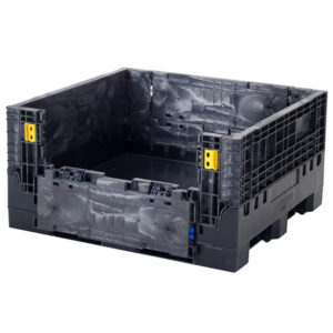Buckhorn Extra-Duty Box, 48"L x 45"W x 25"H, 2500 lb Capacity, Black, 1/Each