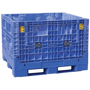 Buckhorn Extra-Duty Box, 48"L x 45"W x 34"H, 2500 lb Capacity, Blue, 1/Each