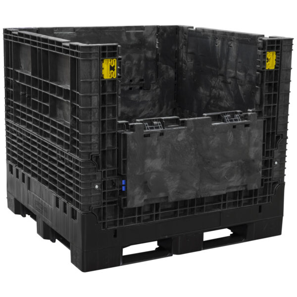 Buckhorn Extra-Duty Box, 48"L x 45"W x 44"H, 2000 lb Capacity, Black, 1/Each