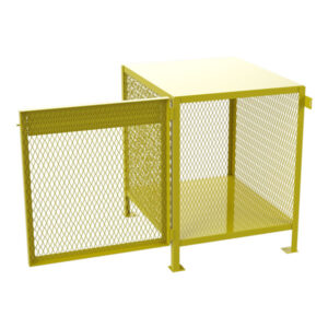Jamco 4–6 Propane Cylinder Storage Cabinet, Vertical, 40"H x 33"W x 40"D, Yellow, 1/Each