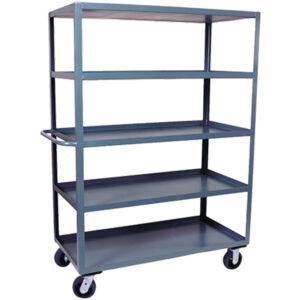 Jamco Stock Truck, 5 Shelves, 60"L x 68"H x 24"W, Gray, 1/Each