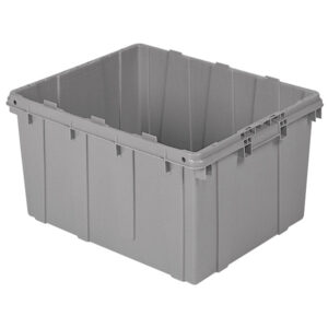 Buckhorn Detached Lid Container, 24"L x 20"W x 12"H, Light Gray, 1/Each