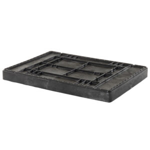 Buckhorn Structural Foam Lid (For 42" x 29" Agricultural Boxes), 42"L x 29"W x 4"H, Black, 1/Each